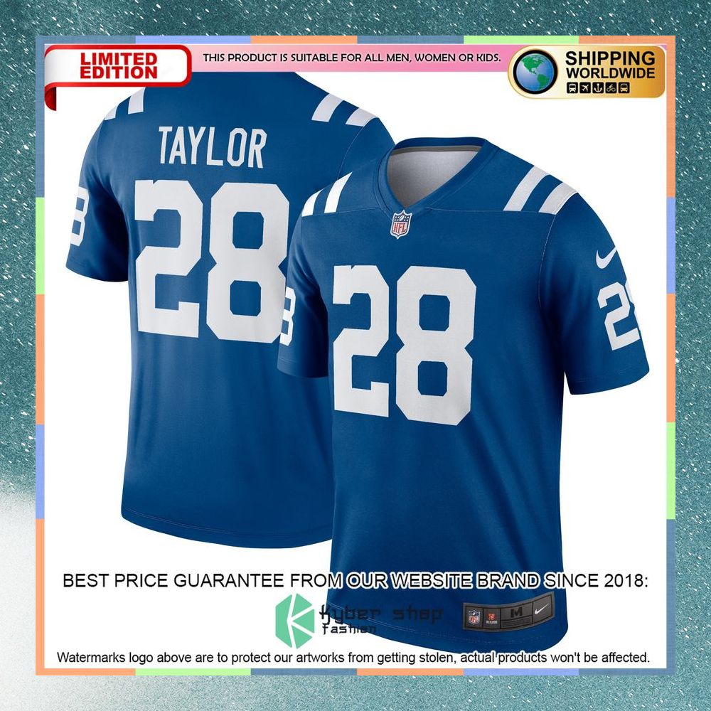 Jonathan Taylor Indianapolis Colts Legend Royal Football Jersey 8 Jonathan Taylor Indianapolis Colts Legend Royal Football Jersey word2