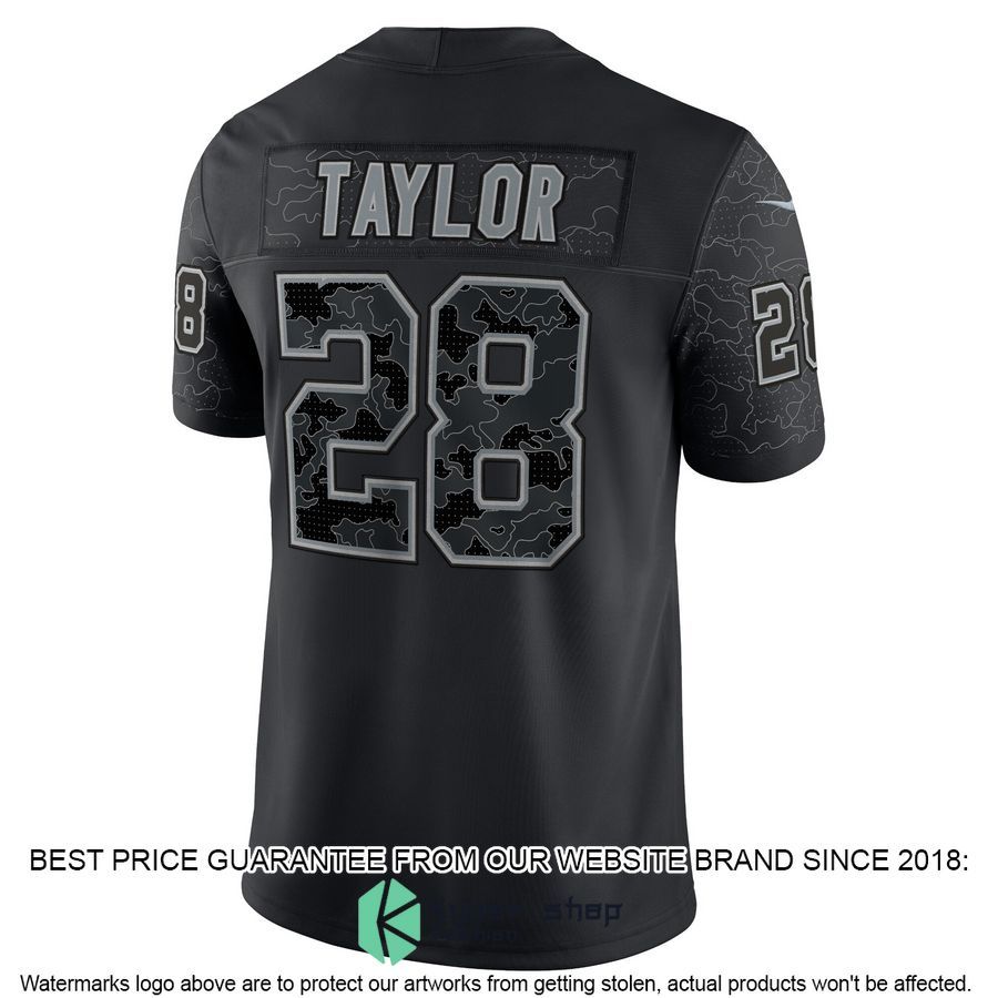 Jonathan Taylor Indianapolis Colts RFLCTV Black Football Jersey 5 Jonathan Taylor Indianapolis Colts RFLCTV Black Football Jersey word1