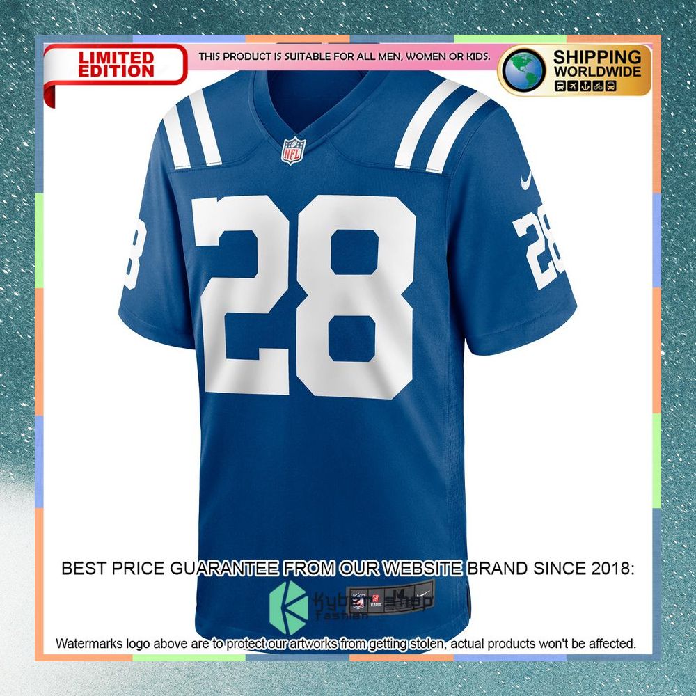 Jonathan Taylor Indianapolis Colts Royal Football Jersey 6 Jonathan Taylor Indianapolis Colts Royal Football Jersey word1
