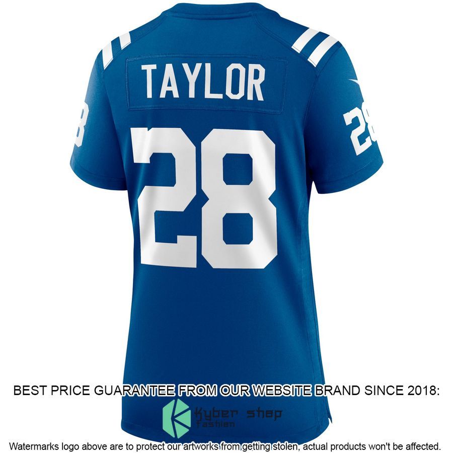 Jonathan Taylor Indianapolis Colts Women's Royal Football Jersey 3 Jonathan Taylor Indianapolis Colts Women's Royal Football Jersey word1