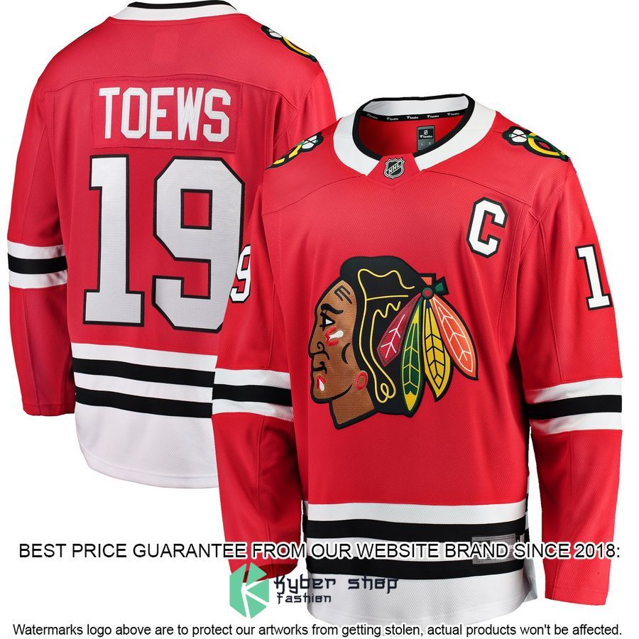 Jonathan Toews Chicago Blackhawks Breakaway Red Hockey Jersey