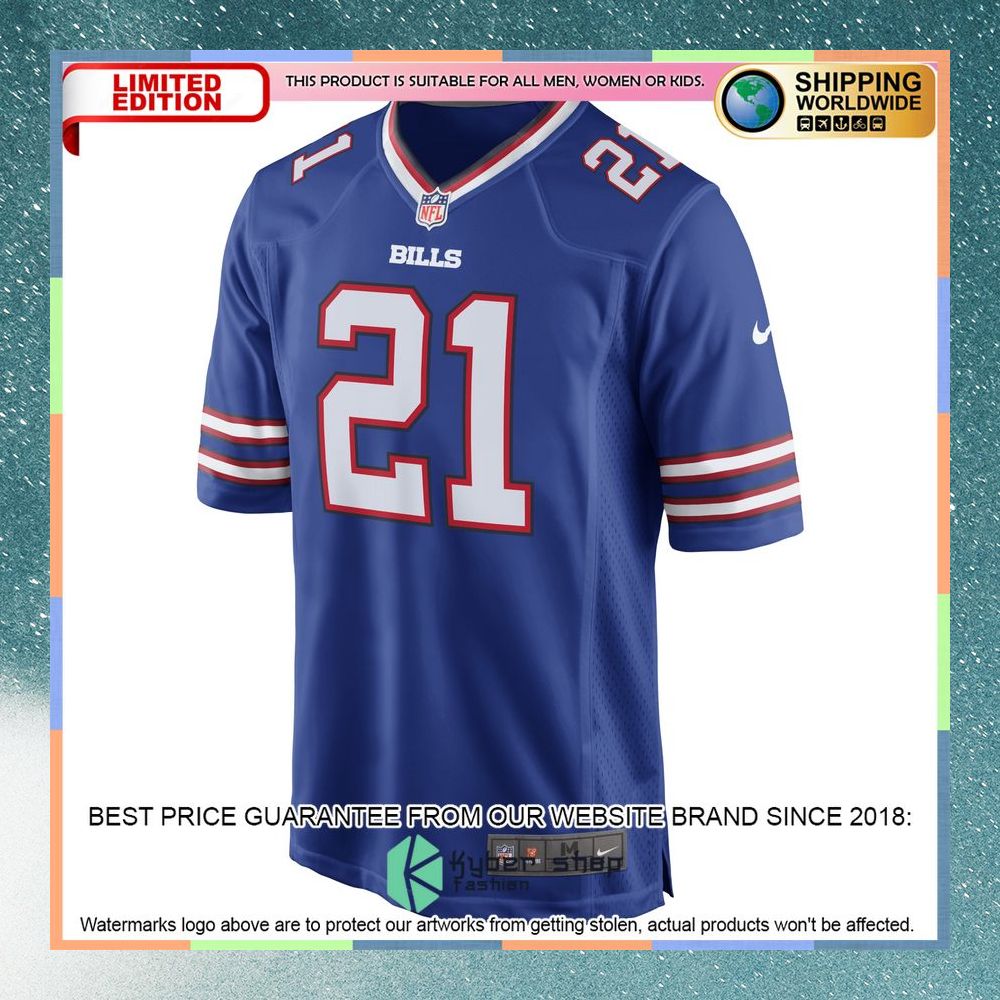 Jordan Poyer Buffalo Bills Team Royal Football Jersey 6 Jordan Poyer Buffalo Bills Team Royal Football Jersey word1