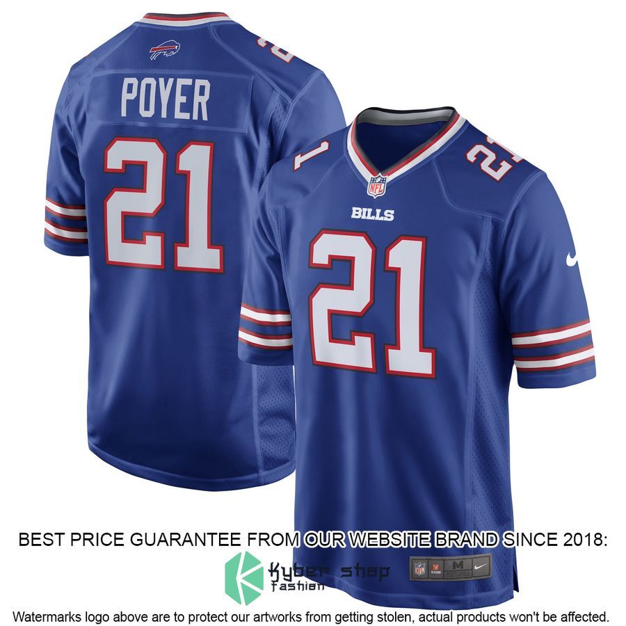 Jordan Poyer Buffalo Bills Team Royal Football Jersey 4 Jordan Poyer Buffalo Bills Team Royal Football Jersey word1
