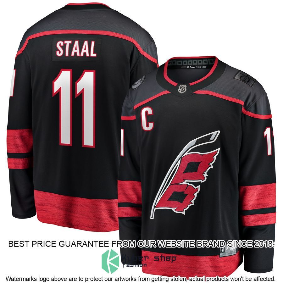 Jordan Staal Carolina Hurricanes Home Captain Patch Black Hockey Jersey 4 Jordan Staal Carolina Hurricanes Home Captain Patch Black Hockey Jersey word2