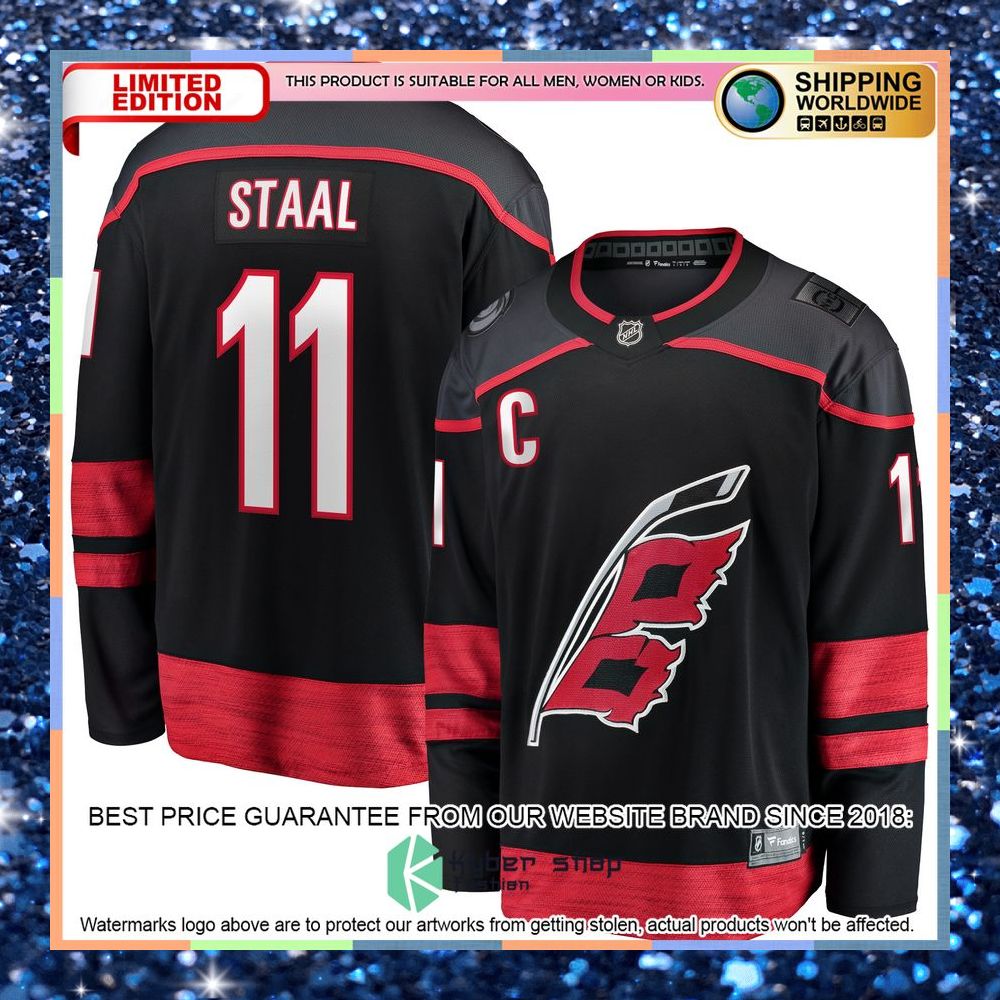 Jordan Staal Carolina Hurricanes Home Captain Patch Black Hockey Jersey 8 Jordan Staal Carolina Hurricanes Home Captain Patch Black Hockey Jersey word2