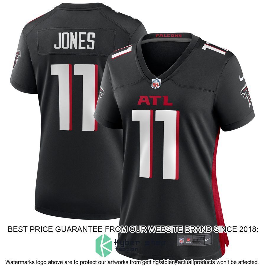 Julio Jones Atlanta Falcons Women's Black Football Jersey 4 Julio Jones Atlanta Falcons Women's Black Football Jersey word2