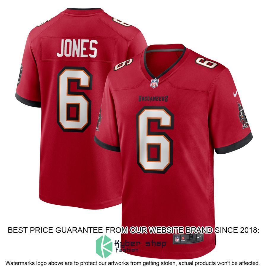 Julio Jones Tampa Bay Buccaneers Red Football Jersey