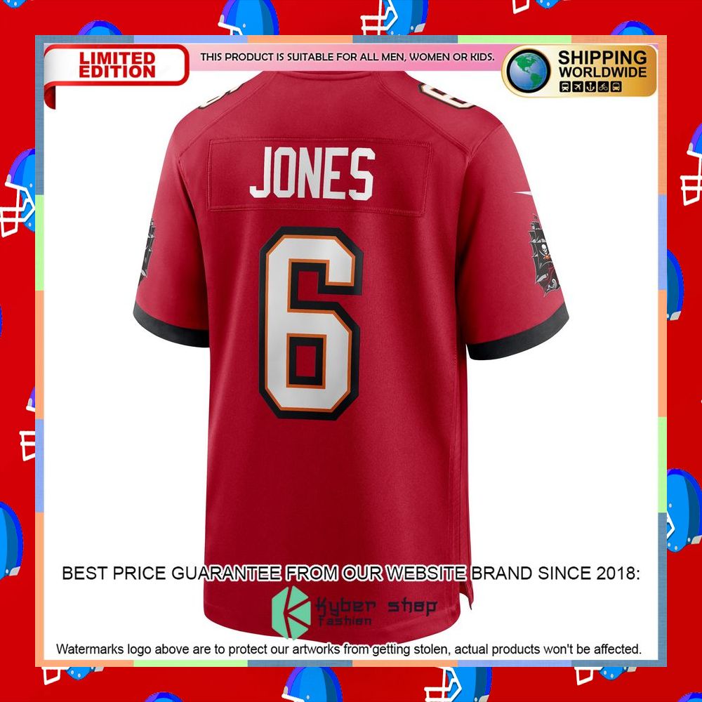 Julio Jones Tampa Bay Buccaneers Red Football Jersey 7 Julio Jones Tampa Bay Buccaneers Red Football Jersey word3