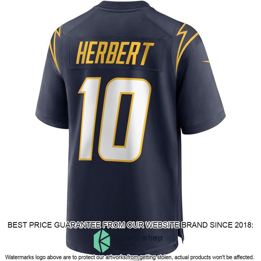 Justin Herbert Los Angeles Chargers Navy Football Jersey 3 Justin Herbert Los Angeles Chargers Navy Football Jersey word2