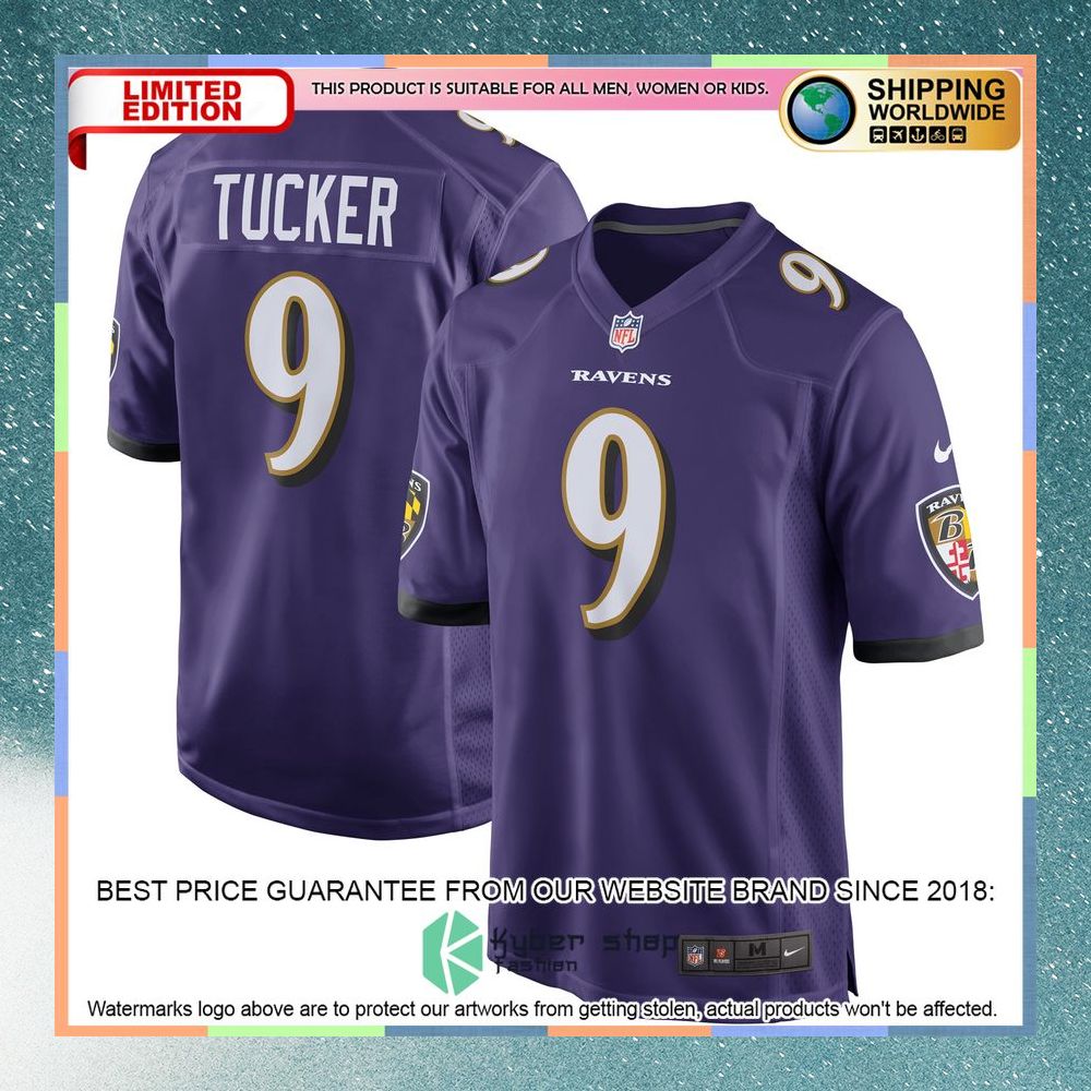 Justin Tucker Baltimore Ravens Purple Football Jersey 5 Justin Tucker Baltimore Ravens Purple Football Jersey word2
