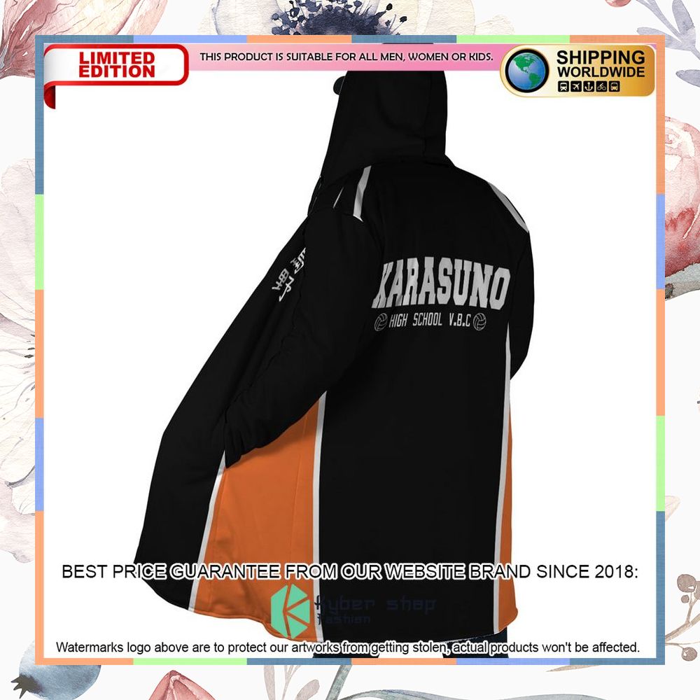 Karasuno High Haikyuu Hooded Cloak 10 Karasuno High Haikyuu Hooded Cloak word1