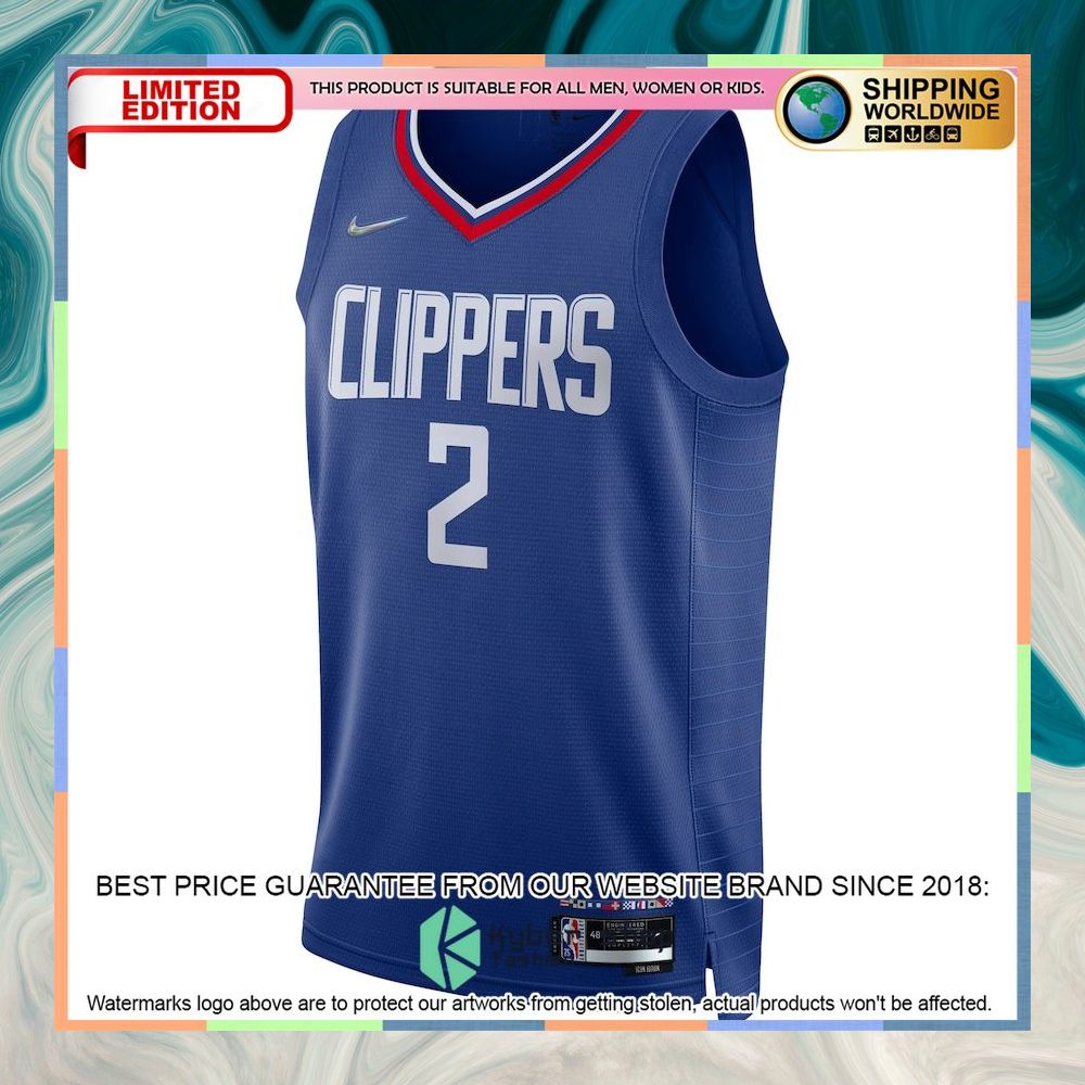 Kawhi Leonard LA Clippers Nike 2021-22 Diamond Royal Basketball Jersey 5 Kawhi Leonard LA Clippers Nike 2021-22 Diamond Royal Basketball Jersey word1