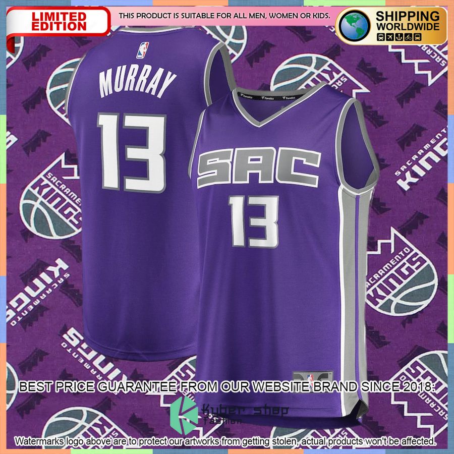 Keegan Murray Sacramento Kings 2022 NBA Draft First Round Pick Player Purple Basketball Jersey 4 Keegan Murray Sacramento Kings 2022 NBA Draft First Round Pick Player Purple Basketball Jersey word1