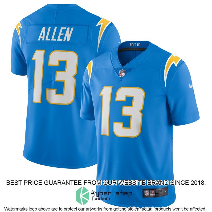 Keenan Allen Los Angeles Chargers Vapor Powder Blue Football Jersey 4 Keenan Allen Los Angeles Chargers Vapor Powder Blue Football Jersey word3