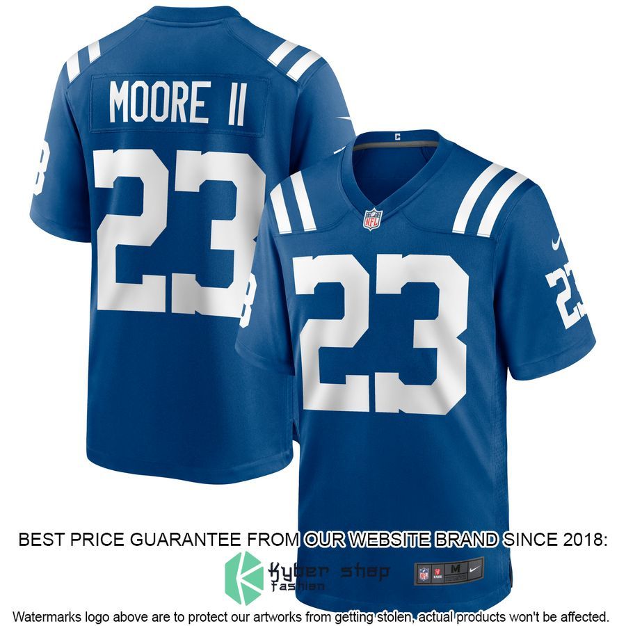 Kenny Moore II Indianapolis Colts Royal Football Jersey