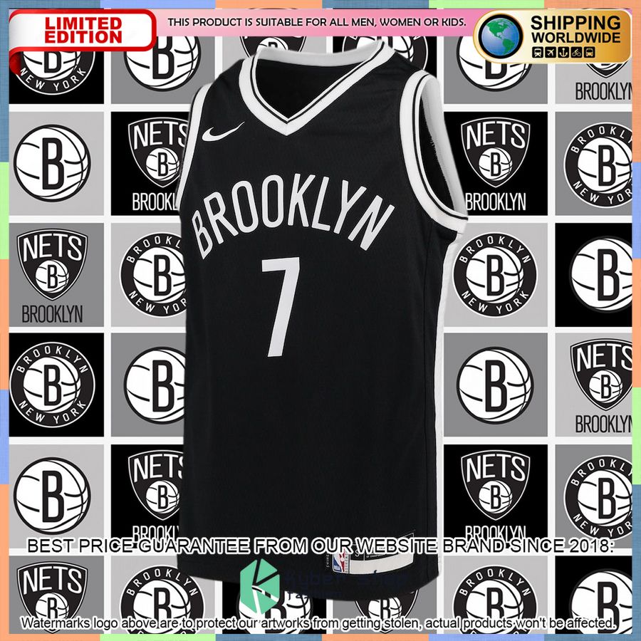 Kevin Durant Brooklyn Nets Nike Youth Black Basketball Jersey 5 Kevin Durant Brooklyn Nets Nike Youth Black Basketball Jersey word3