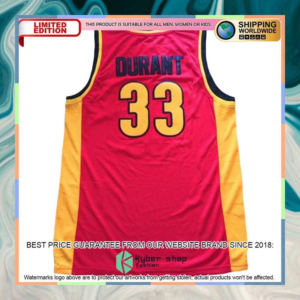 Kevin Durant Oak Hill High School Basketball Jersey 8 Kevin Durant Oak Hill High School Basketball Jersey word2