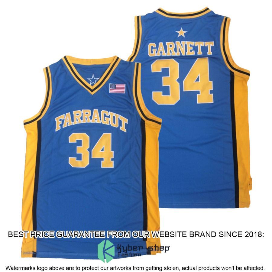 Kevin Garnett Farragut High School Basketball Jersey