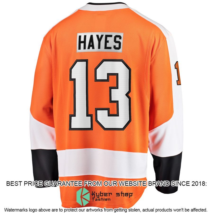 Kevin Hayes Philadelphia Flyers Orange Hockey Jersey 3 Kevin Hayes Philadelphia Flyers Orange Hockey Jersey word1