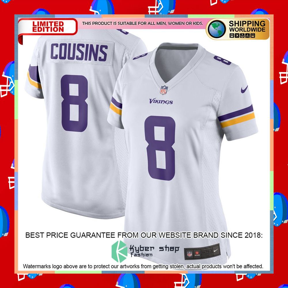 Kirk Cousins Minnesota Vikings Women's Purple Football Jersey 20 Kirk Cousins Minnesota Vikings Women's Purple Football Jersey word2