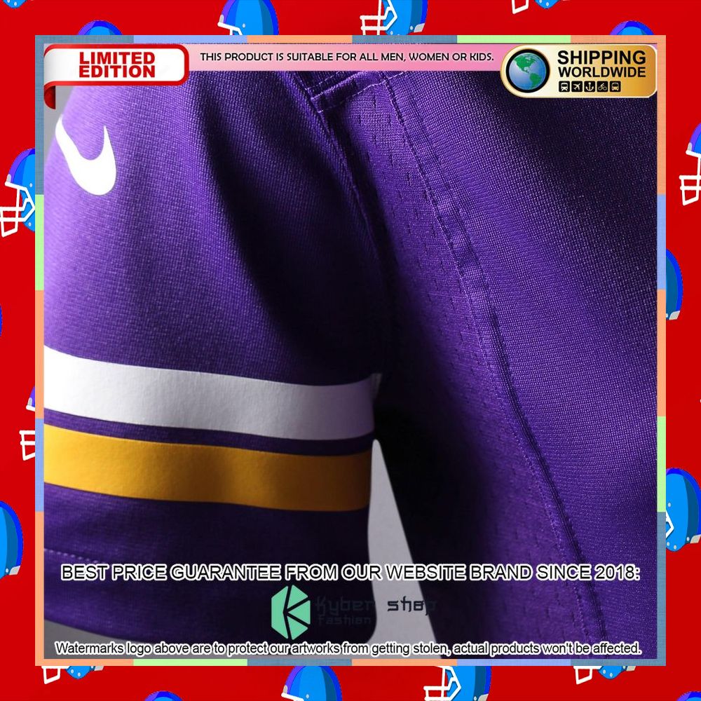 Kirk Cousins Minnesota Vikings Women's Purple Football Jersey 18 Kirk Cousins Minnesota Vikings Women's Purple Football Jersey word2