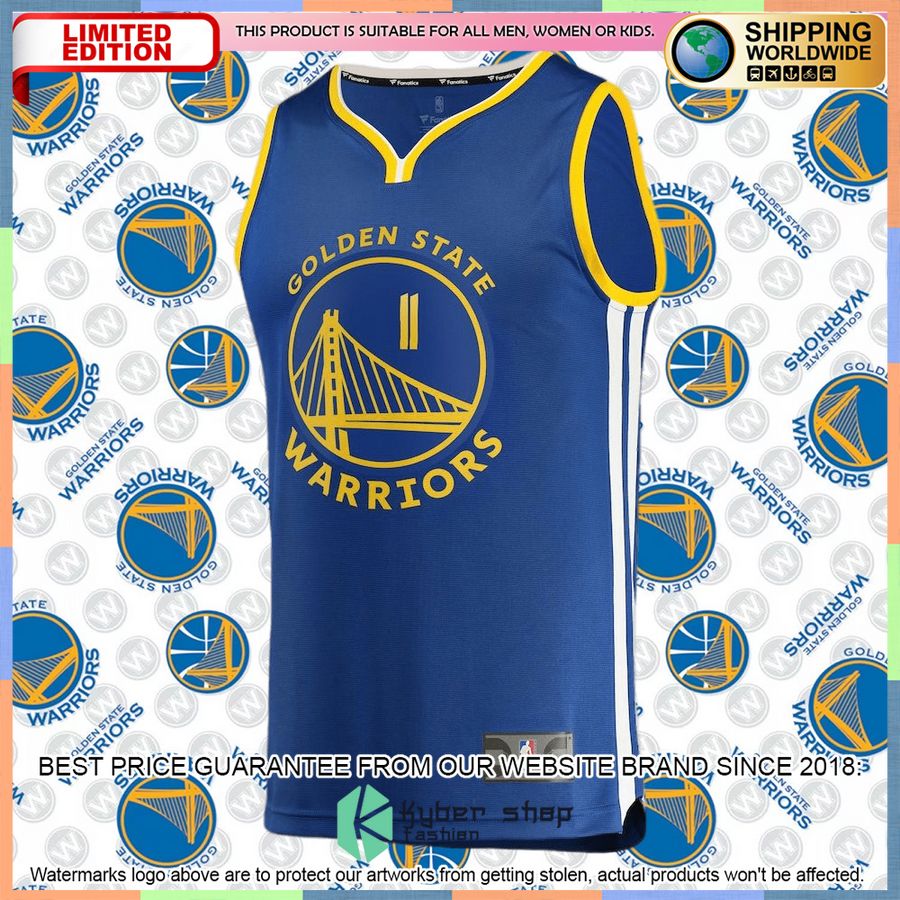Klay Thompson Golden State Warriors Youth Player Team Royal Basketball Jersey 5 Klay Thompson Golden State Warriors Youth Player Team Royal Basketball Jersey word2