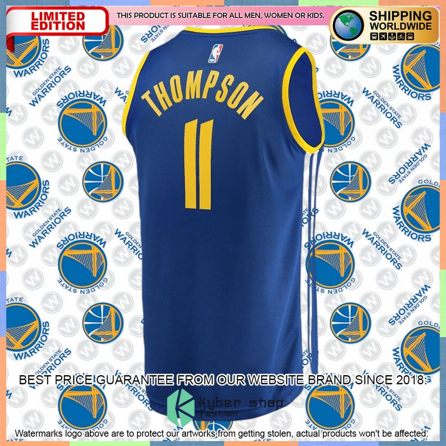 Klay Thompson Golden State Warriors Youth Player Team Royal Basketball Jersey 6 Klay Thompson Golden State Warriors Youth Player Team Royal Basketball Jersey word2