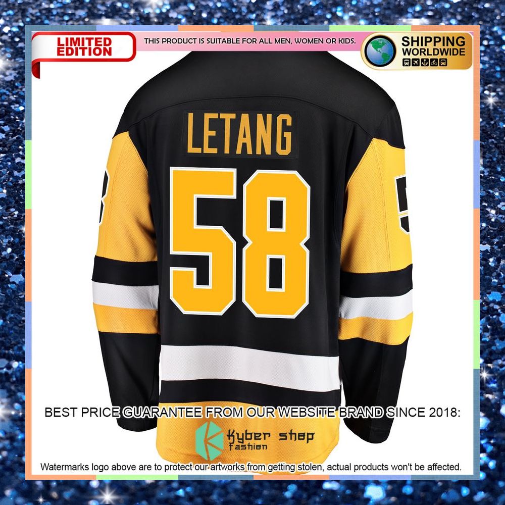 Kris Letang Pittsburgh Penguins Breakaway Black Hockey Jersey 7 Kris Letang Pittsburgh Penguins Breakaway Black Hockey Jersey word1