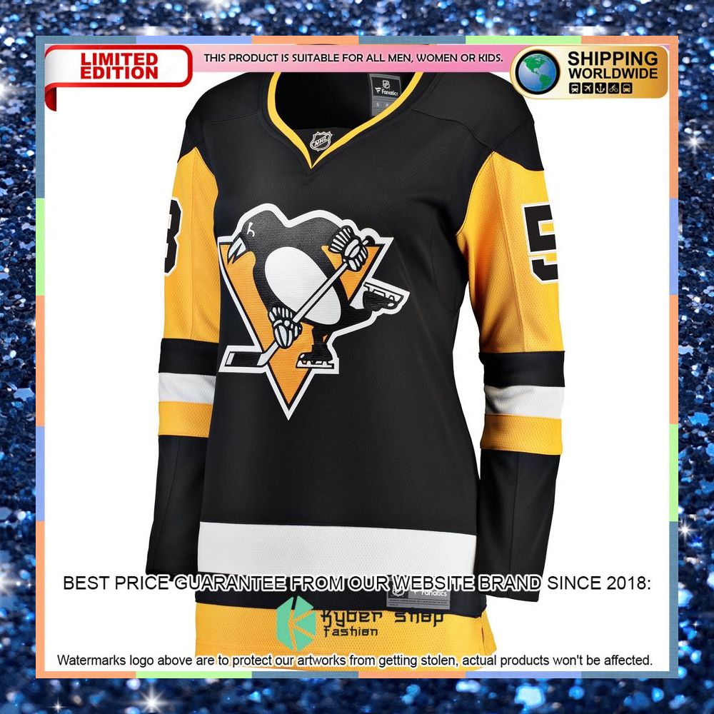 Kris Letang Pittsburgh Penguins Women's Home Black Hockey Jersey 6 Kris Letang Pittsburgh Penguins Women's Home Black Hockey Jersey word2