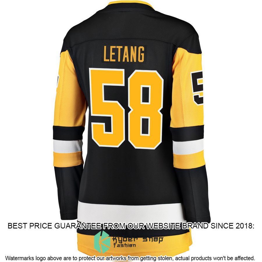Kris Letang Pittsburgh Penguins Women's Home Black Hockey Jersey 3 Kris Letang Pittsburgh Penguins Women's Home Black Hockey Jersey word2
