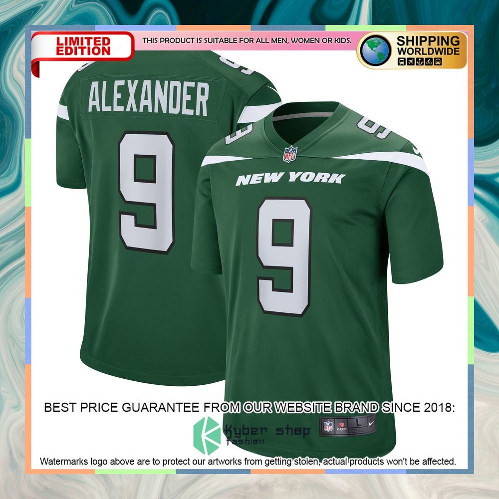 Kwon Alexander New York Jets Gotham Green Football Jersey 5 Kwon Alexander New York Jets Gotham Green Football Jersey word2