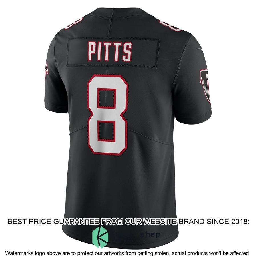 Kyle Pitts Atlanta Falcons Alternate Vapor Black Football Jersey 3 Kyle Pitts Atlanta Falcons Alternate Vapor Black Football Jersey word2