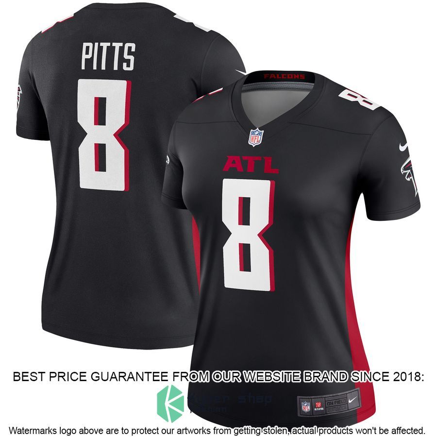 Kyle Pitts Atlanta Falcons Women's Legend Black Football Jersey