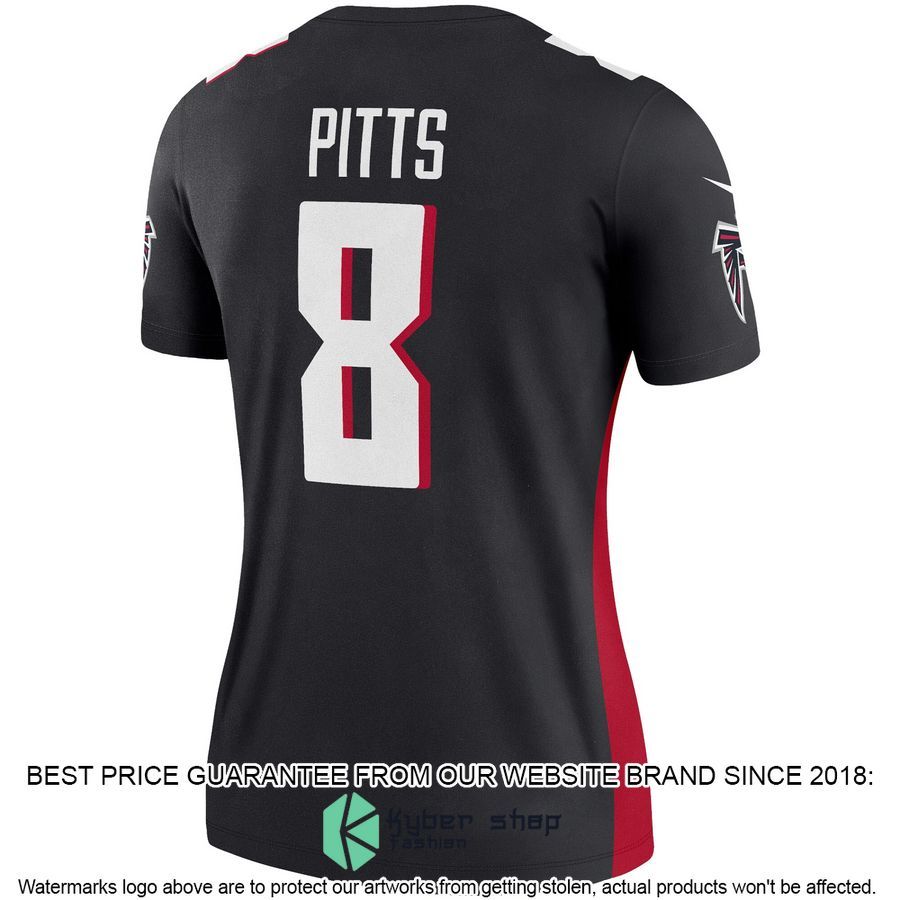 Kyle Pitts Atlanta Falcons Women's Legend Black Football Jersey 3 Kyle Pitts Atlanta Falcons Women's Legend Black Football Jersey word1