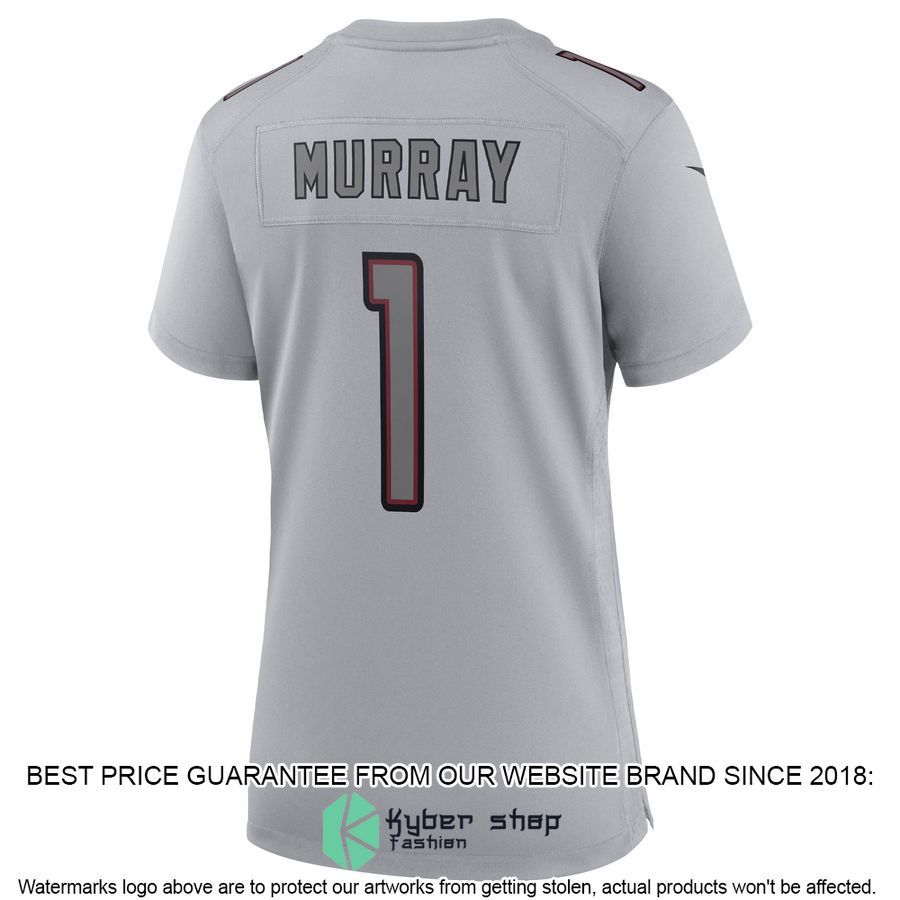 Kyler Murray Arizona Cardinals Women's Atmosphere Fashion Gray Football Jersey 3 Kyler Murray Arizona Cardinals Women's Atmosphere Fashion Gray Football Jersey word2