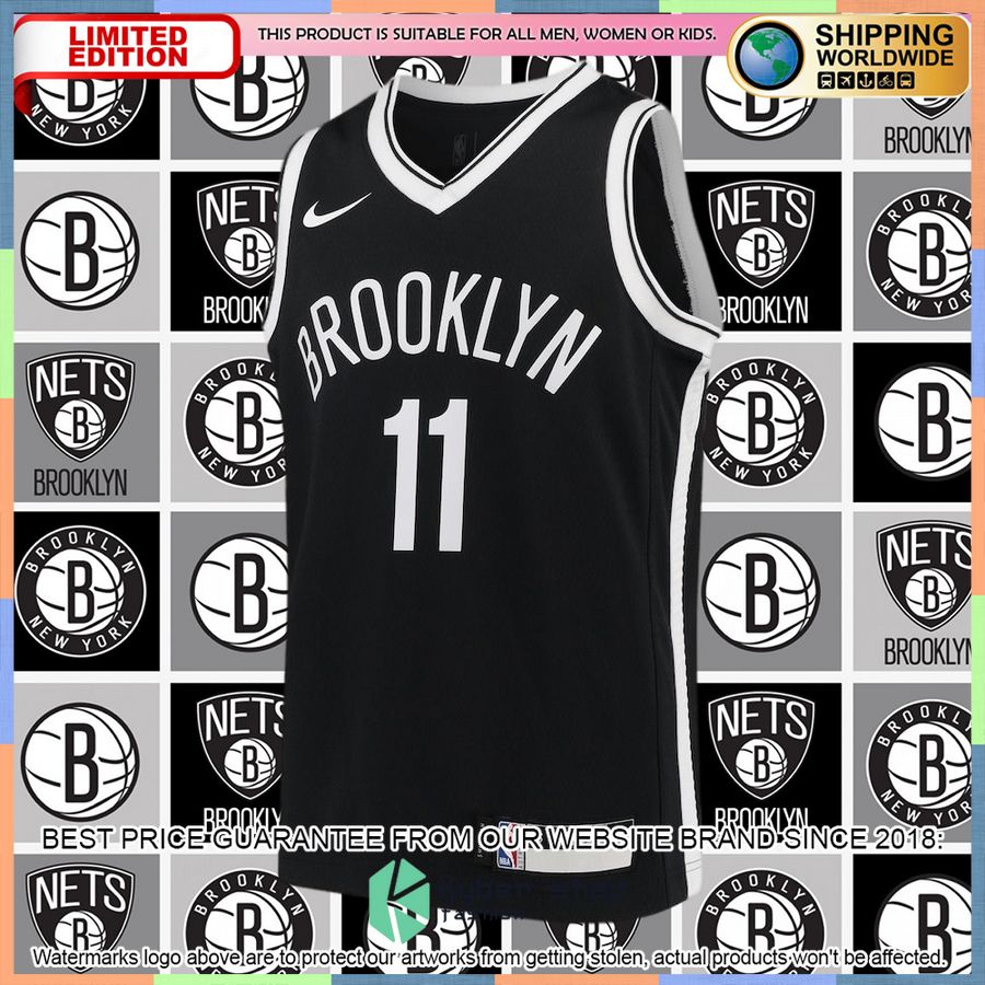 Kyrie Irving Brooklyn Nets Nike Youth Black Basketball Jersey 5 Kyrie Irving Brooklyn Nets Nike Youth Black Basketball Jersey word2