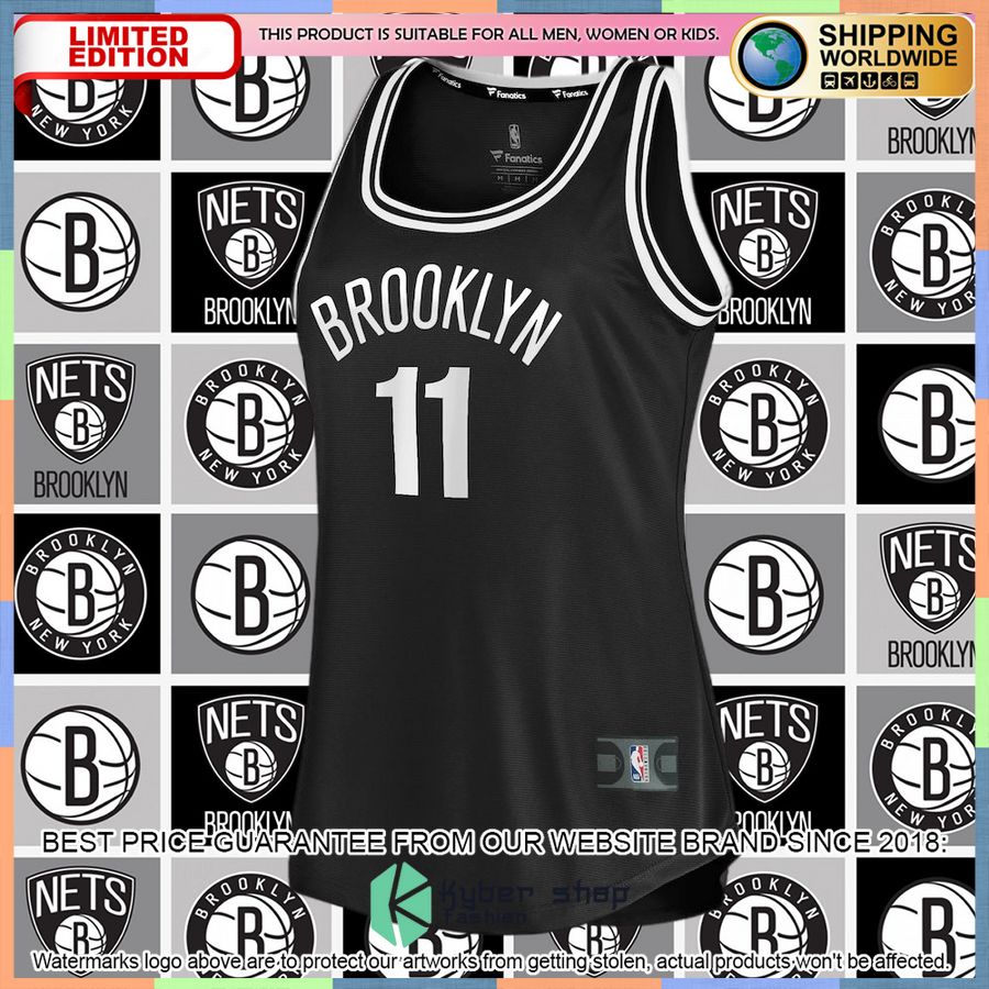 Kyrie Irving Brooklyn Nets Women's Tank Black Basketball Jersey 5 Kyrie Irving Brooklyn Nets Women's Tank Black Basketball Jersey word3
