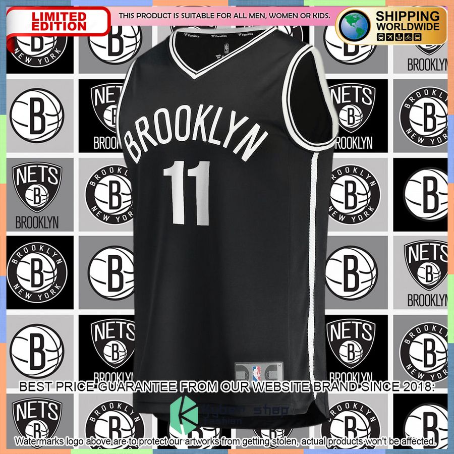 Kyrie Irving Brooklyn Nets Youth 2019-20 Black Basketball Jersey 5 Kyrie Irving Brooklyn Nets Youth 2019-20 Black Basketball Jersey word3