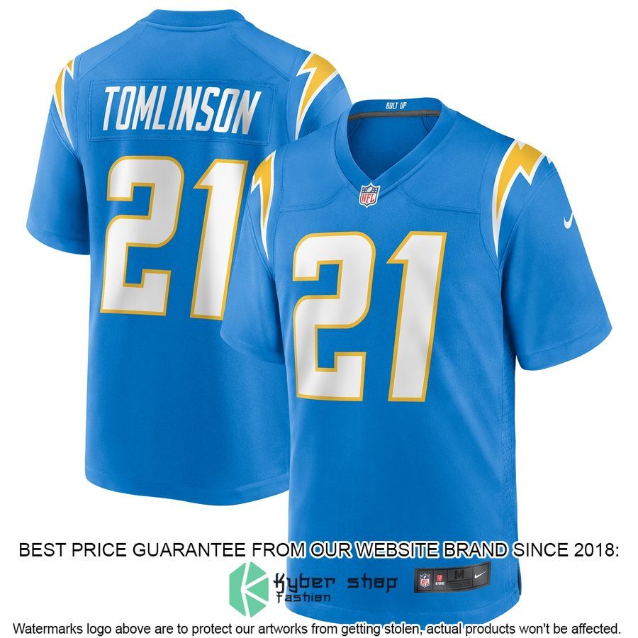 LaDainian Tomlinson Los Angeles Chargers Football Retired Powder Blue Football Jersey