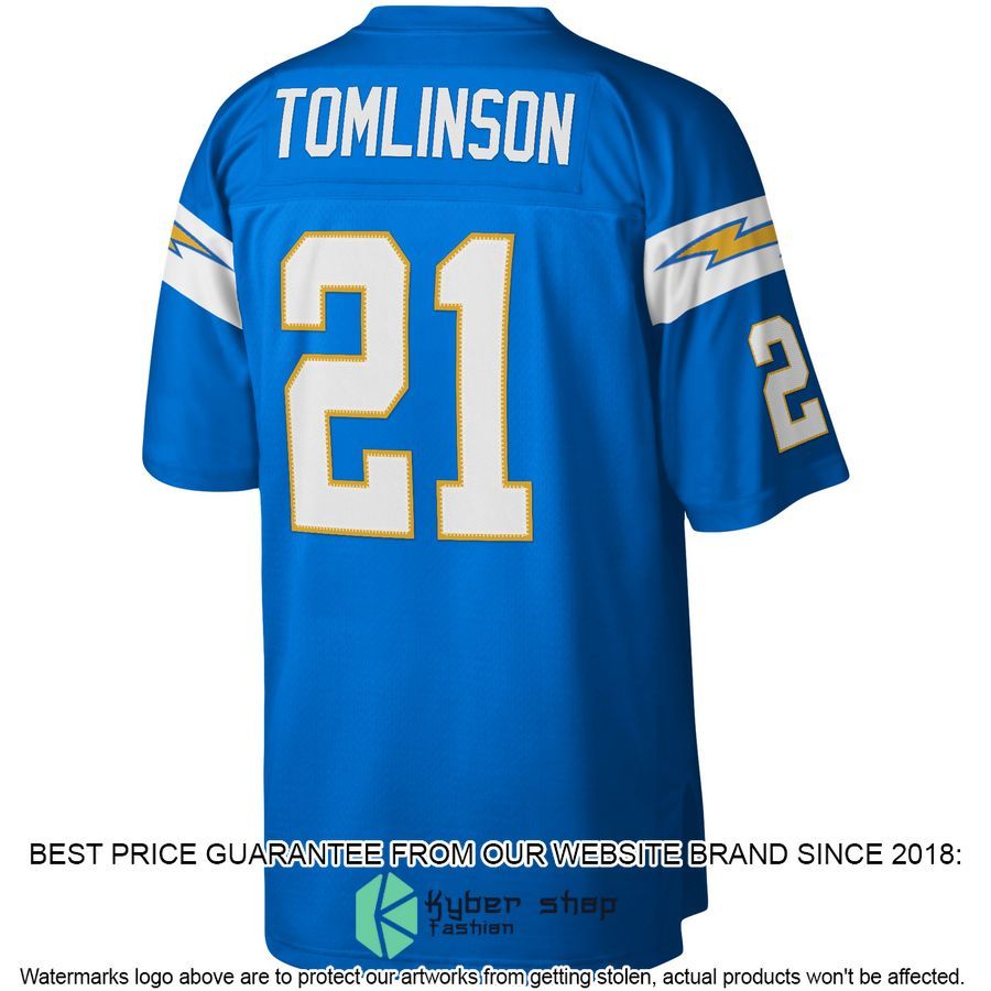 LaDainian Tomlinson Los Angeles Chargers Mitchell & Ness Legacy Replica Powder Blue Football Jersey 3 LaDainian Tomlinson Los Angeles Chargers Mitchell & Ness Legacy Replica Powder Blue Football Jersey word3