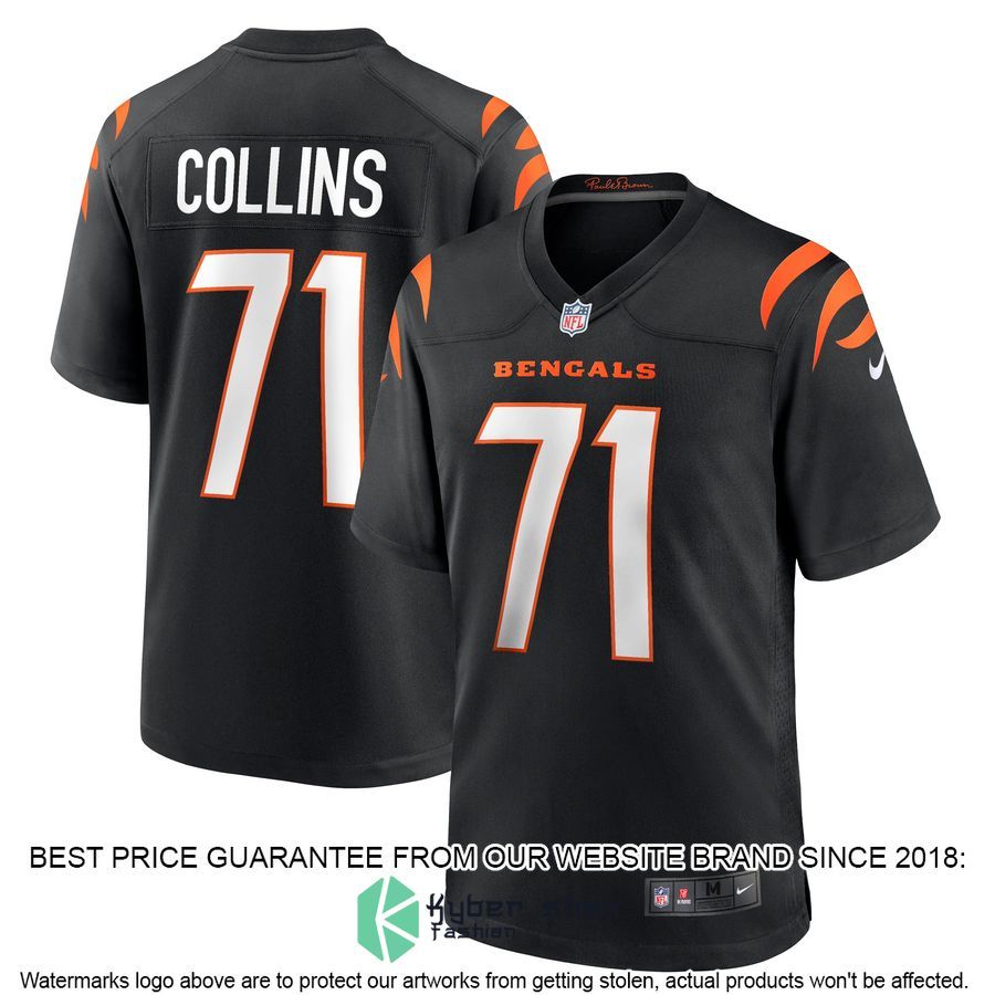 La'el Collins Cincinnati Bengals Black Football Jersey