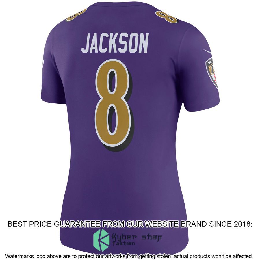 Lamar Jackson Baltimore Ravens Women's Color Rush Legend Purple Football Jersey 3 Lamar Jackson Baltimore Ravens Women's Color Rush Legend Purple Football Jersey word1