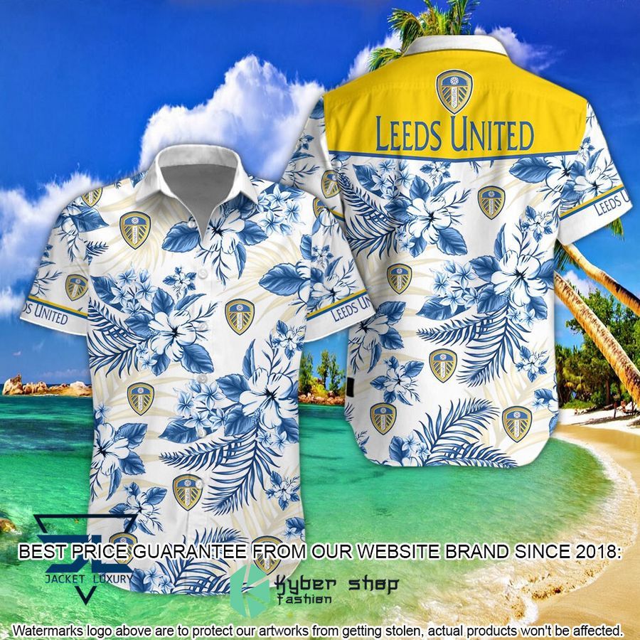 Leeds United F.C Hawaiian Shirt, Shorts