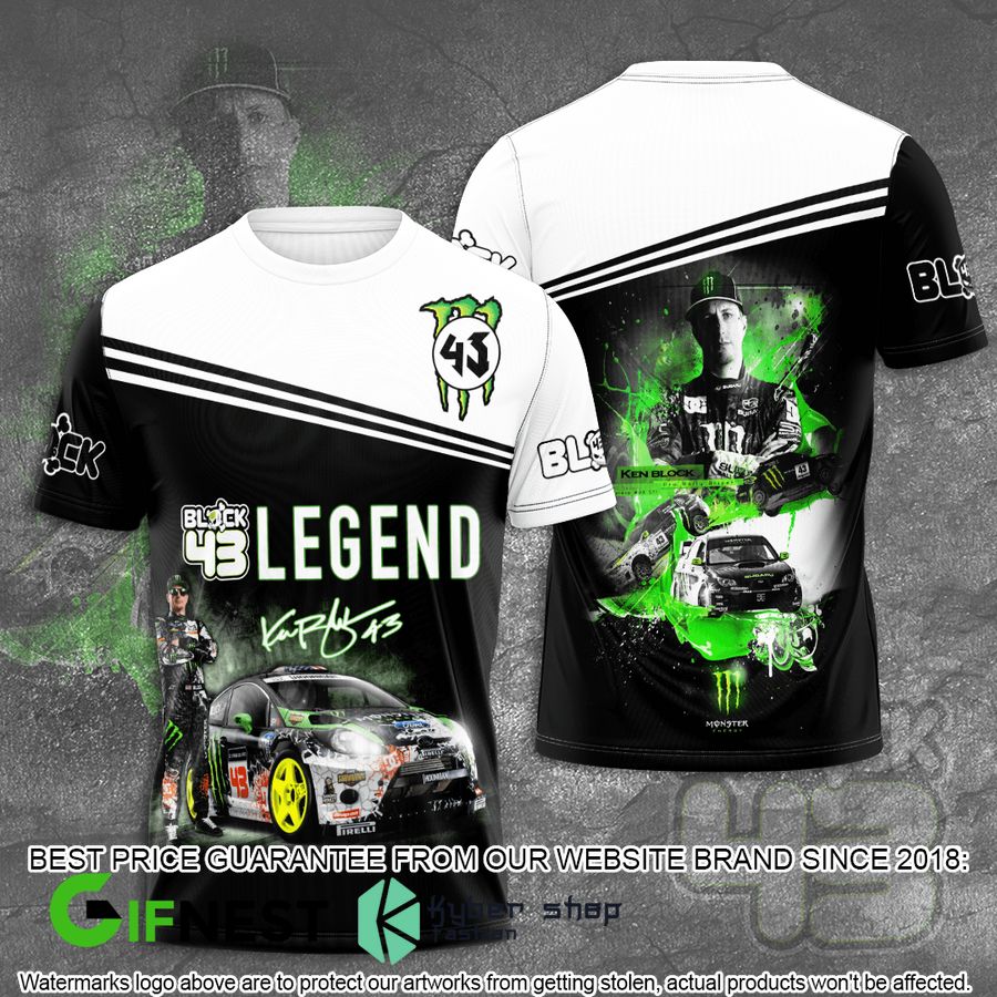 Legend Ken Block 43 Shirt, Hoodie
