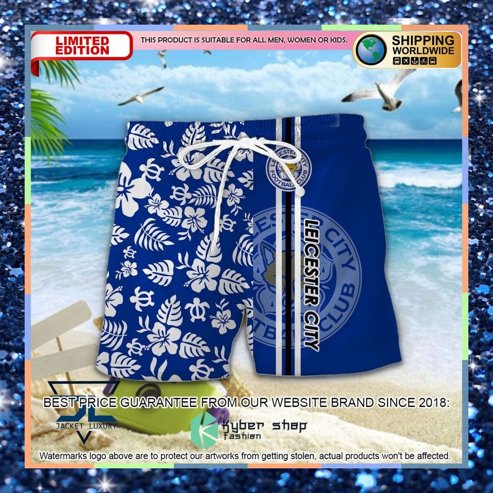 Leicester City F.C Flowers Hawaiian Shirt, Shorts 4 Leicester City F.C Flowers Hawaiian Shirt, Shorts word2