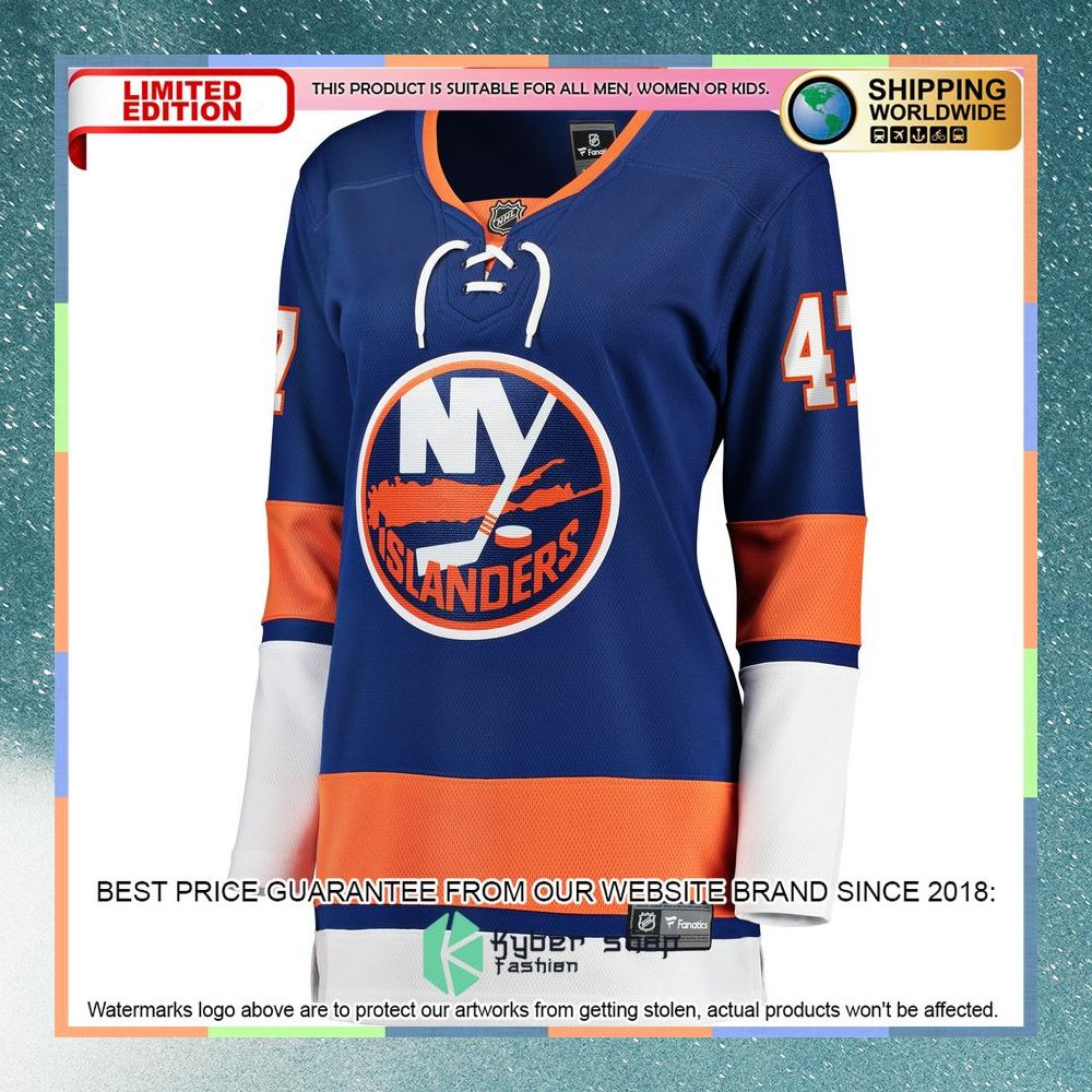 Leo Komarov New York Islanders Women's Royal Hockey Jersey 6 Leo Komarov New York Islanders Women's Royal Hockey Jersey word3