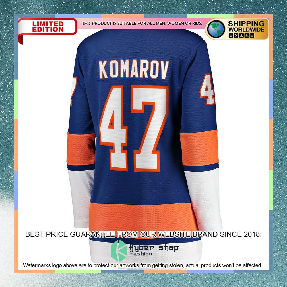 Leo Komarov New York Islanders Women's Royal Hockey Jersey 7 Leo Komarov New York Islanders Women's Royal Hockey Jersey word3