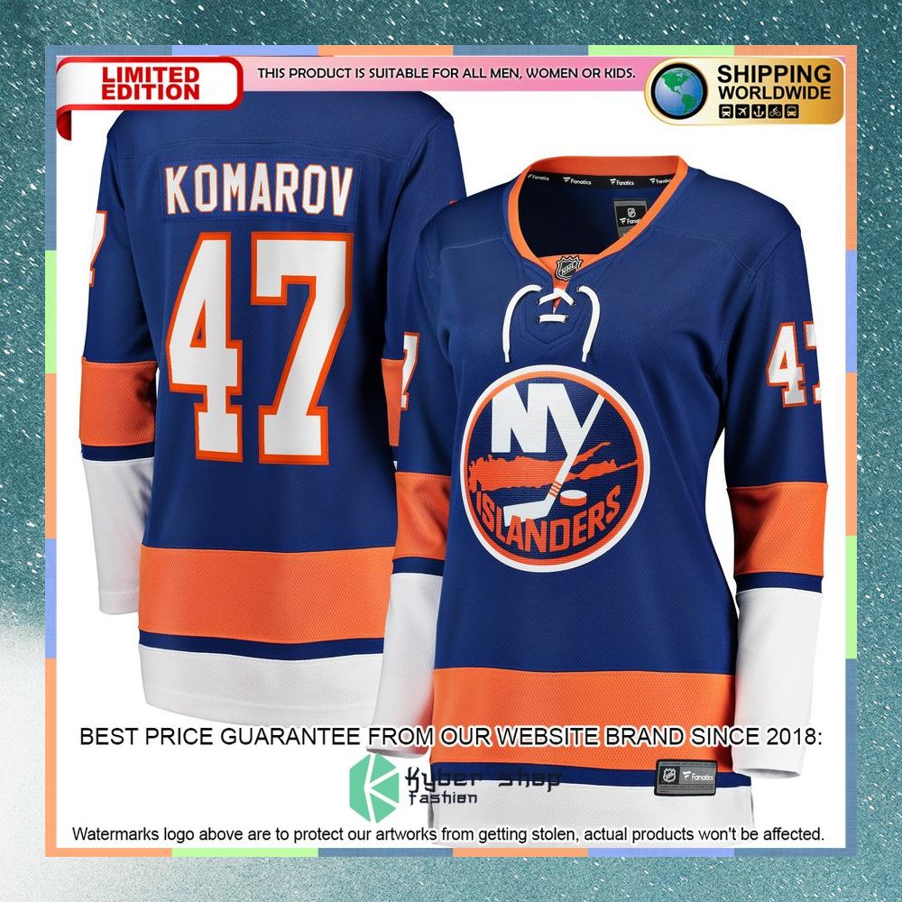 Leo Komarov New York Islanders Women's Royal Hockey Jersey 8 Leo Komarov New York Islanders Women's Royal Hockey Jersey word3