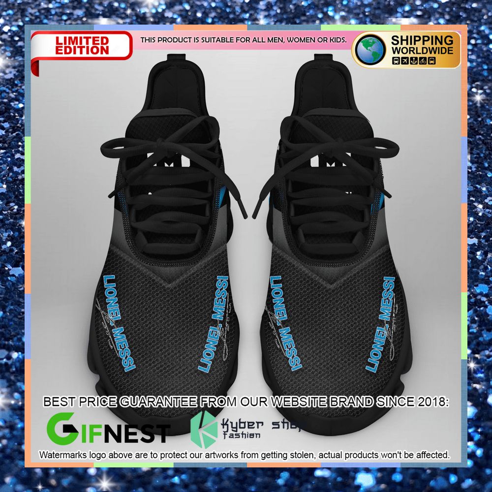 Lionel Messi Black Clunky Max Soul Shoes 7 Lionel Messi Black Clunky Max Soul Shoes word1