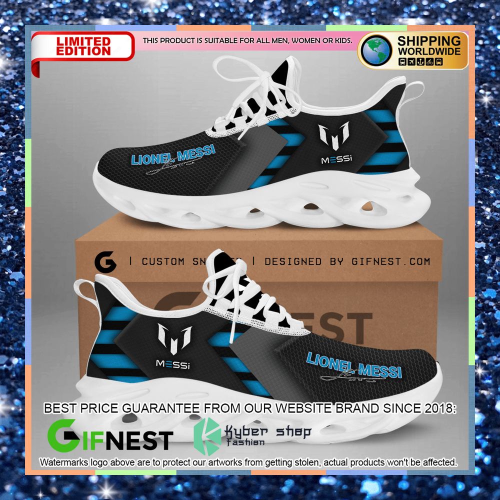 Lionel Messi Black Clunky Max Soul Shoes 8 Lionel Messi Black Clunky Max Soul Shoes word1